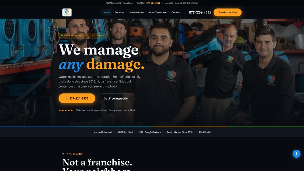FL Cleanup website