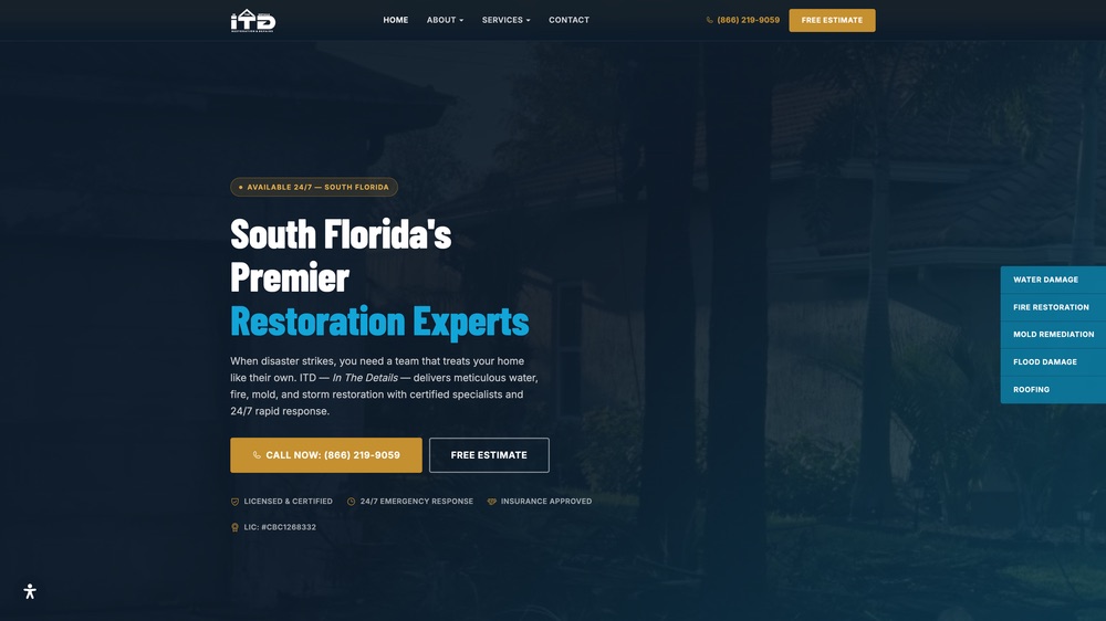 ITD Restoration website